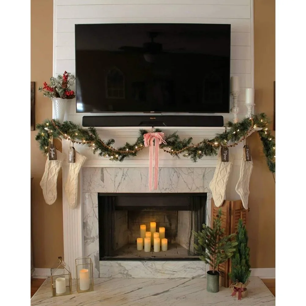 4 Pack Christmas Large Size Cable Knitted Stocking Gifts & Decorations 18 INCHES